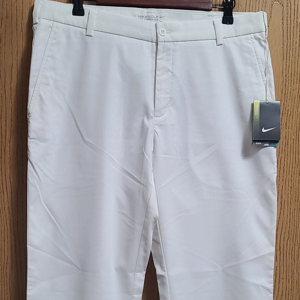 Nike Golf Slim Fit Pant 34x32 White